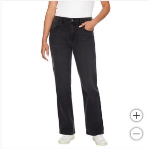 Buffalo David Bitton Black Straight Leg Jeans